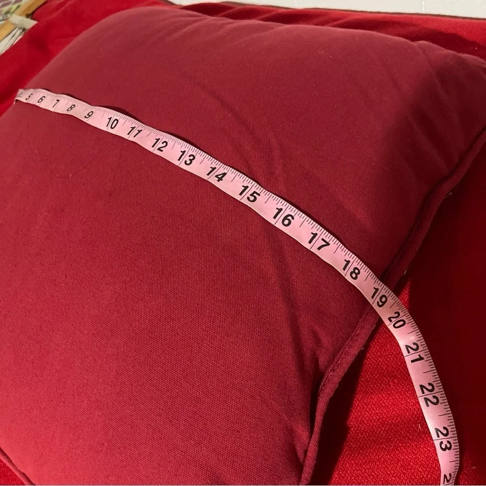 Festive Holiday Pillow with Winter Scene